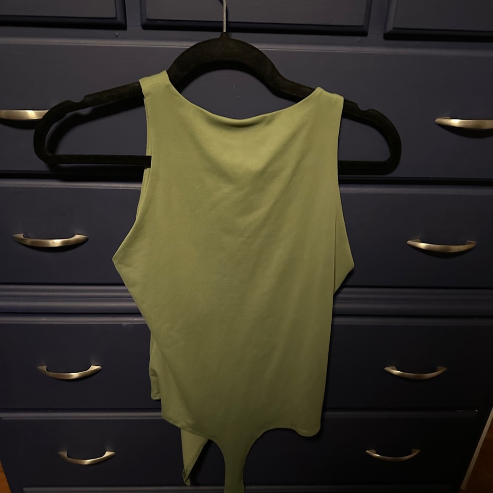 ReoRia Olive Green Tank Top